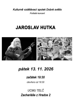 Jaroslav Hutka - ZRUŠENO PRO NEMOC